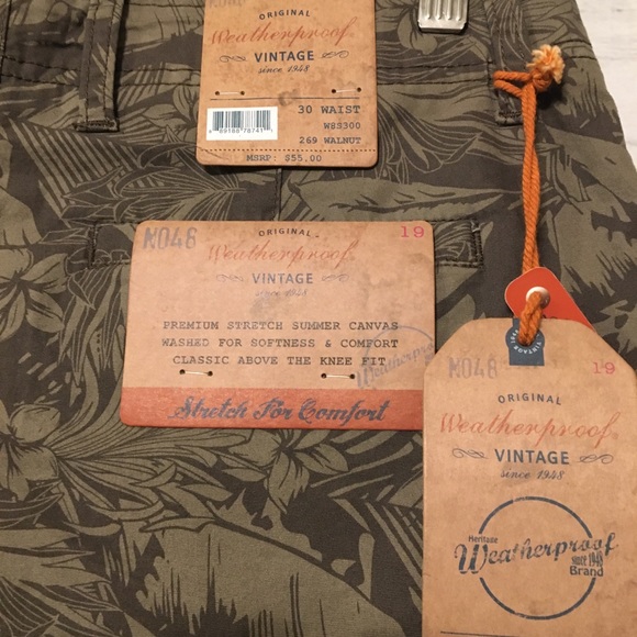 Original Waterproof Vintage Hawaiian Vibe Shorts - Picture 5 of 7